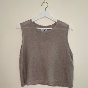 Armani Exchange Linen Sweater Vest